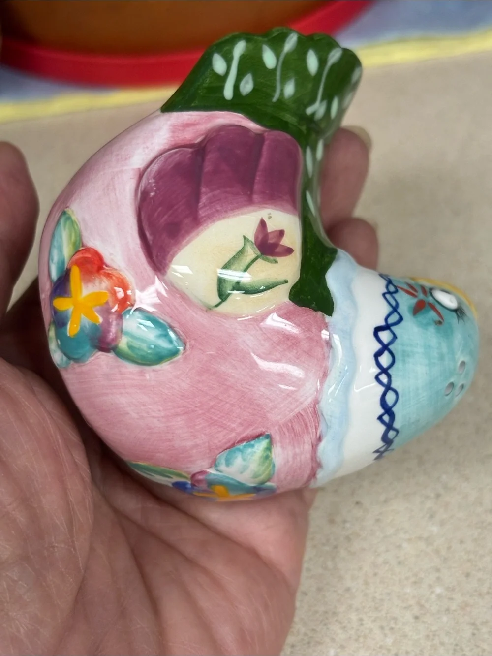 Fitz & Floyd Gypsy Chicks Ceramic Salt & Pepper Shakers. Read Description.